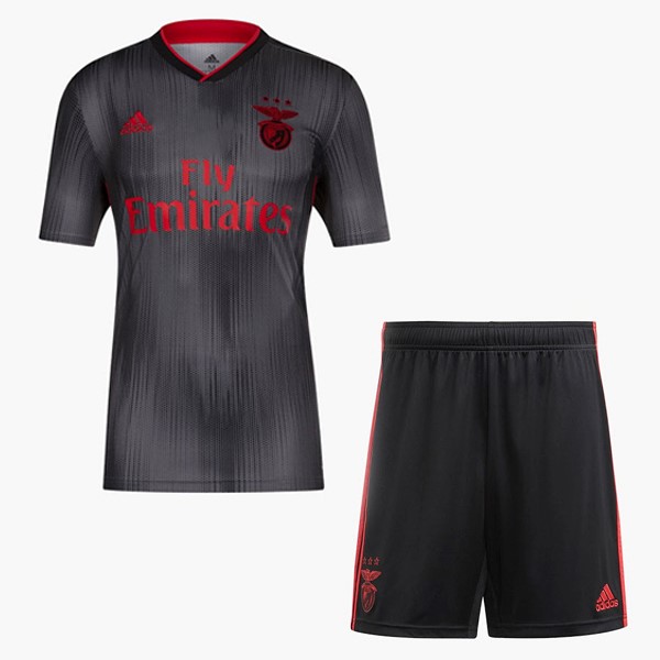 Camiseta Benfica 2ª Kit Niño 2019 2020 Negro Gris